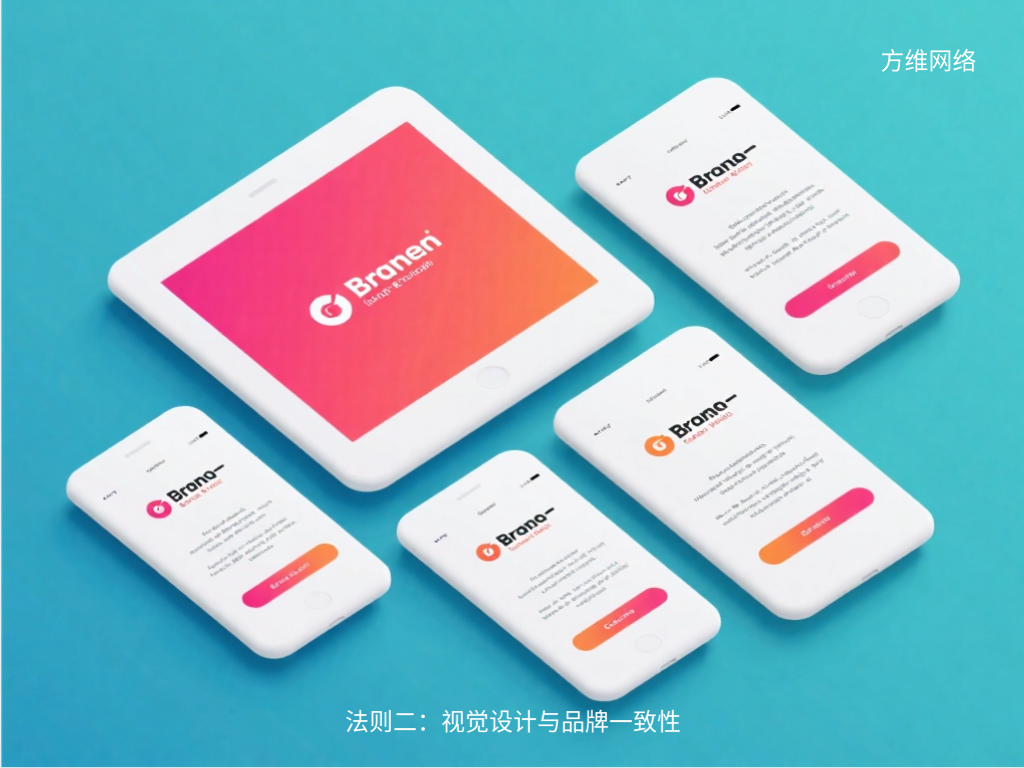 法則二：視覺設(shè)計(jì)與品牌一致性
