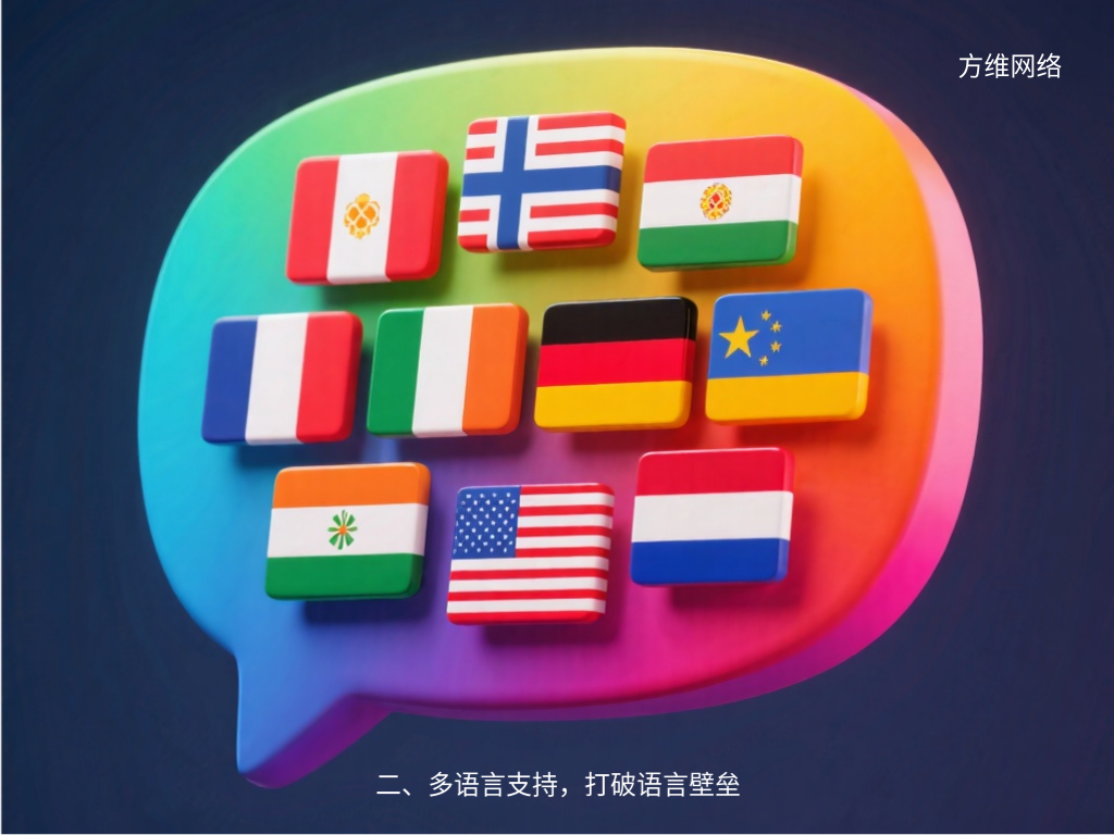 二、多語(yǔ)言支持，打破語(yǔ)言壁壘