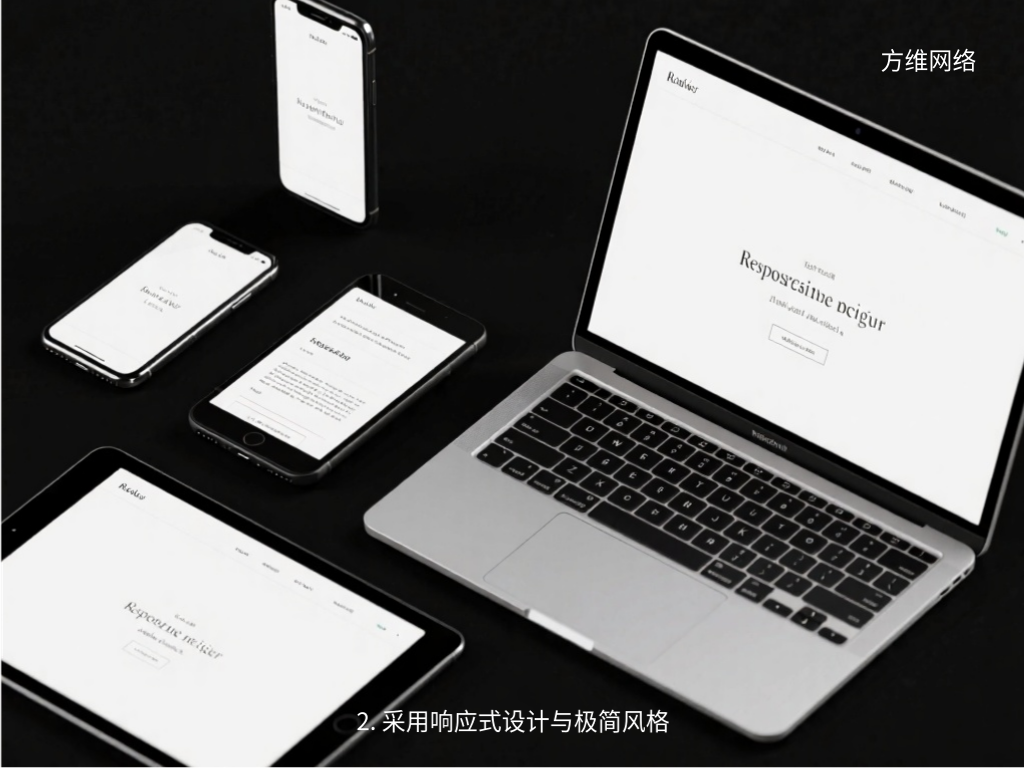 2. 采用響應(yīng)式設(shè)計(jì)與極簡(jiǎn)風(fēng)格