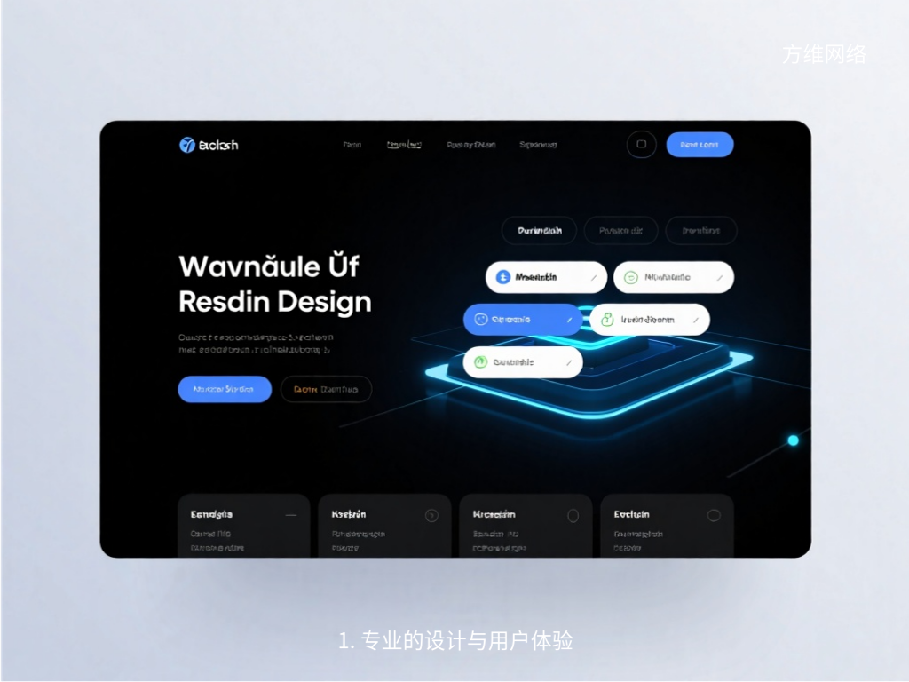 1. 專業(yè)的設計與用戶體驗